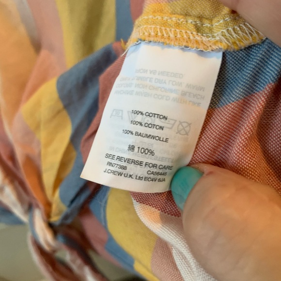 Madewell sherbet striped cotton top sz S - Picture 5 of 5